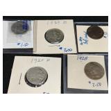 S: LOT OF 5 BUFFALO NICKELS