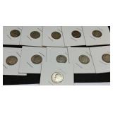 S: LOT OF 11 SILVER ROOSEVELT DIMES