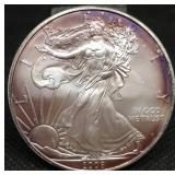 S: 2008 1OZ .999 SILVER EAGLE (TONED)