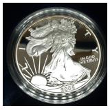 S: 2005 PROOF 1OZ .999 SILVER EAGLE