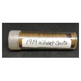 S: ROLL OF 1919 LINCOLN WHEAT CENTS