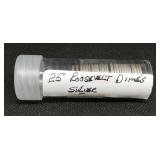 S: LOT OF 25 SILVER ROOSEVELT DIMES