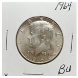 S: 1964 BU KENNEDY HALF