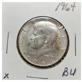 S: 1964 BU KENNEDY HALF