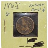 S: 1863 G INDIAN CENT