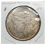 S: 1921 AU MORGAN DOLLAR