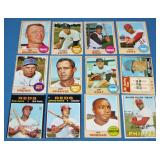 S: LOT OF 12 1968-71 TOPPS STARS & HOFERS
