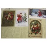 SHIP: (4) C.1910 SANTA CLAUS POSTCARDS