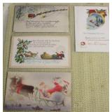 SHIP: (4) C.1910 SANTA CLAUS POSTCARDS