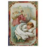SHIP: 1910 TUCK & SONS SANTA CHRISTMAS POSTCARD
