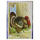 SHIP: C.1910 J. BIEN THANKSGIVING POSTCARD