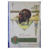 SHIP: 1910 H. WESSLER THANKSGIVING POSTCARD