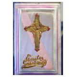 SHIP: VERY FANCY 1912 EASTER POSTCARD