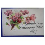 SHIP: 1907 BLOOMSBURG (PA) FAIR POSTCARD