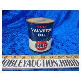 Rare golf valve top oil can full
