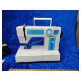White sewing machine clean