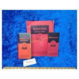 Vintage marathon business brochures
