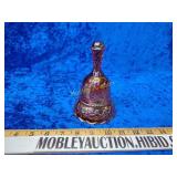 Carnival glass bell