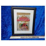 IU basketball sports illustrated cover framed no