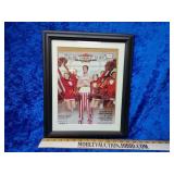 Framed IU basketball no shipping