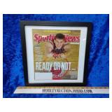 Framed IU basketball mag