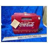 Coca-Cola radio cooler works