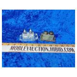 Antique salt and pepper shakers