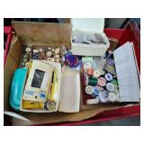Sewing box lot