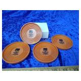 Moor-Mans Hog feed advertising coasters
