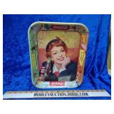 Coca-Cola tray in very good shape for the age