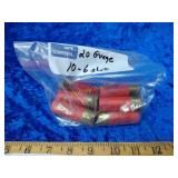 10 x20 gauge six shot shells