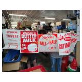 Vintage window store displays never used