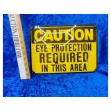 Caution Eye Protection Required In This Area Sign