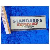 Standard Supreme Gasoline sign