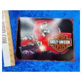 Metal motor motorcycle Harley-Davidson sign