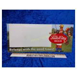 Vintage falls City beer cardstock advertisement
