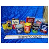 Advertising oil cans and miscellaneous