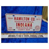 1973 booster plate Hamilton County centennial