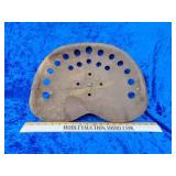 Metal tractor seat