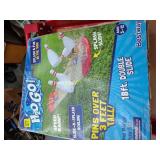 Slide and splash bowling outdoor inflatable