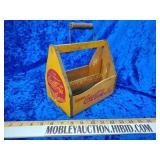 Antique Coca-Cola wooden 6 pack holder