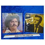 Freddy fender and Johnny Cash records
