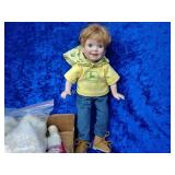 John Deere doll and mower