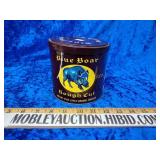 Blue boar tobacco can