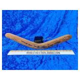 Wooden Australian boomerang