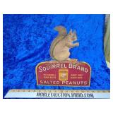Squirrel brand salted peanuts store display