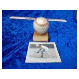 Don mangley autographed ball and photo no Coa