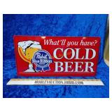Pabst Blue ribbon metal sign