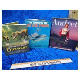 Three large hardback books