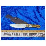 Hand and roosters Germany stainless steel knife